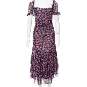 Diane Von Furstenburg Silk Queenie Dress Size 6